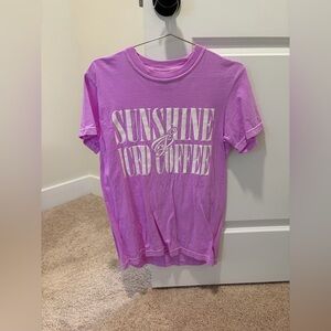 Comfort Colors Sunshine & Iced Coffee Tee